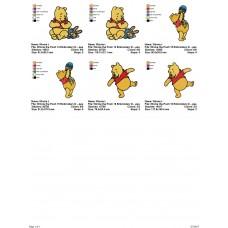 Package 3 Winnie the Pooh 05 Embroidery Designs